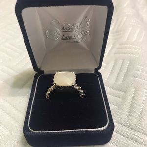 Authentic Pandora mother of pearl ring